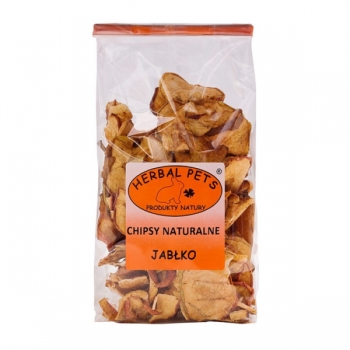 Chipsy naturalne Jabłko Herbal Pets 100g