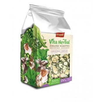 Zielone warzywa dla gryzoni Vita Herbal 150g